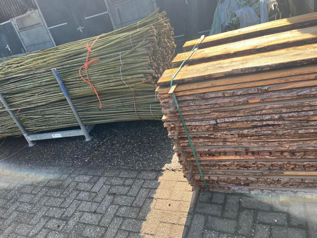Lariks planken potdeksel wandbekleding Boomstamplanken, Tuin en Terras, Ophalen of Verzenden, Nieuw, Planken