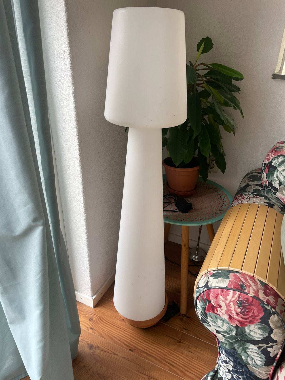 Lamp voot binnen, Huis en Inrichting, Lampen | Vloerlampen, Ophalen, Zo goed als nieuw, Minder dan 100 cm