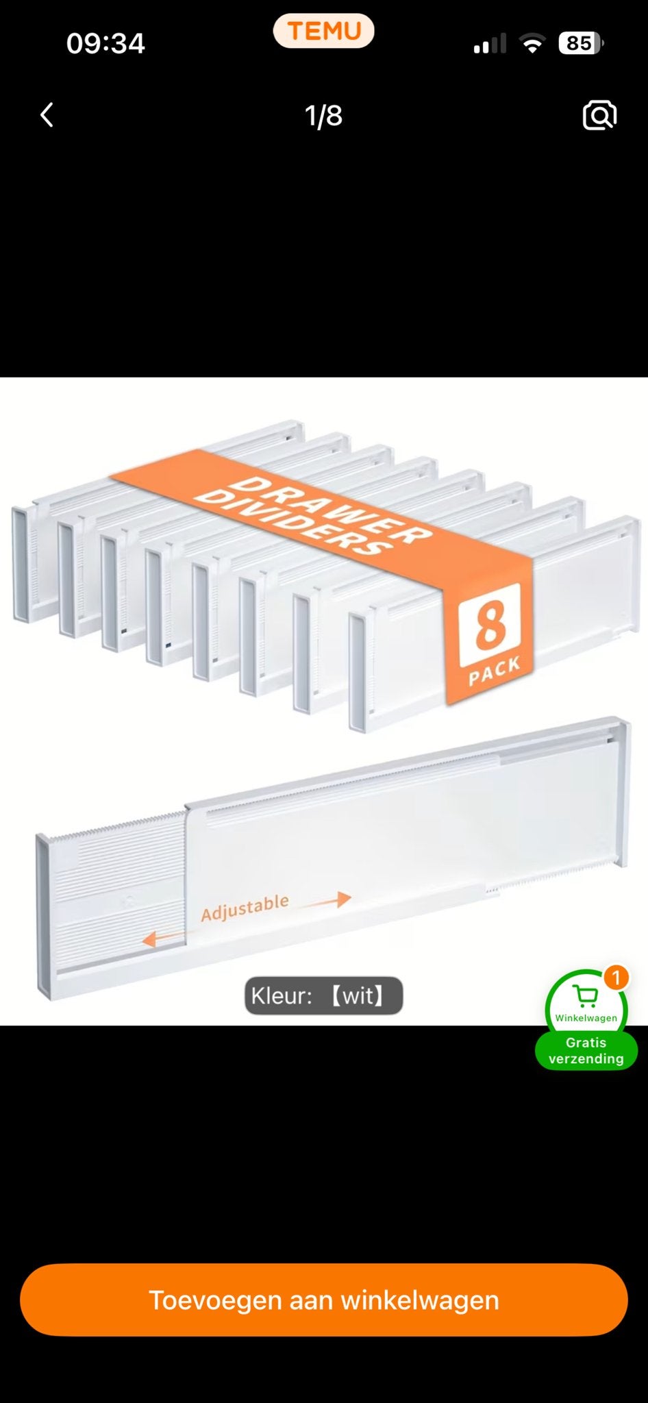Nieuwe Ladeverdelers - 4x 8 stuks (32 stuks totaal), Ophalen of Verzenden, Nieuw