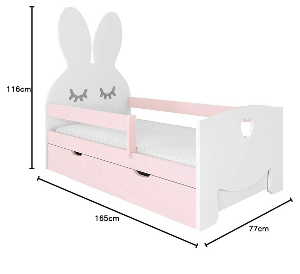 Kinderbed Nijntje kinderbed, Ophalen, 70 tot 85 cm, Zo goed als nieuw, Lattenbodem
