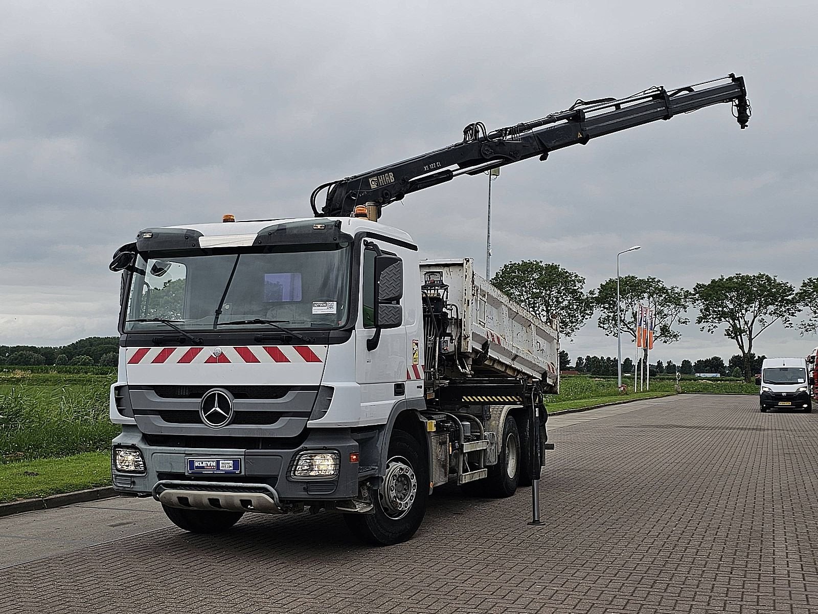 MERCEDES-BENZ ACTROS 2632 mp3 6x4 hiab 122b-2, Automaat, Euro 5, Traction-control, 320 pk