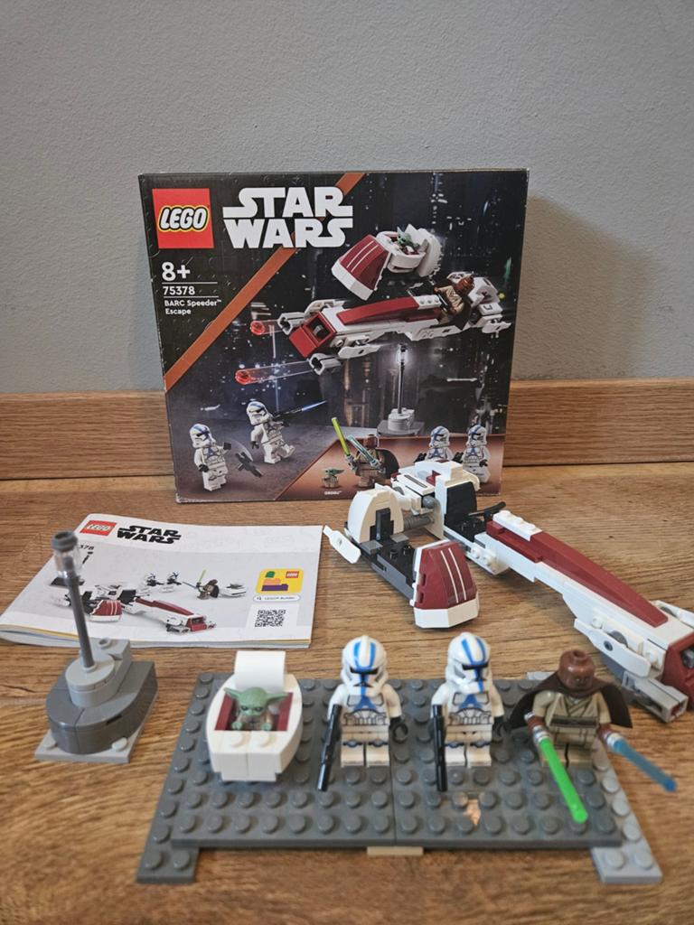 Lego star wars set Barc speeder escape, Star Wars, Lego, Ophalen of Verzenden, Zo goed als nieuw