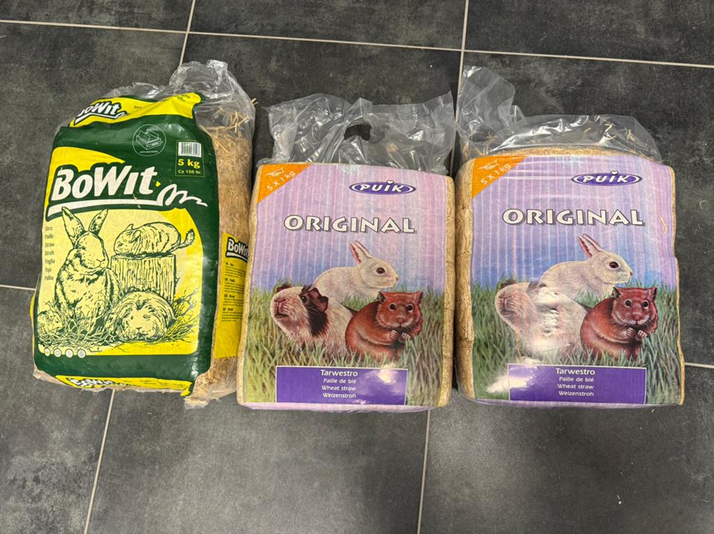 Stro dikke 15 kg, Ophalen