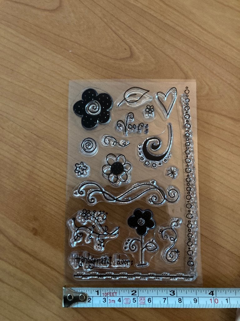 Diversen clear stempeltjes, Hobby en Vrije tijd, Stempelen, Ophalen of Verzenden, Zo goed als nieuw, Clearstamp