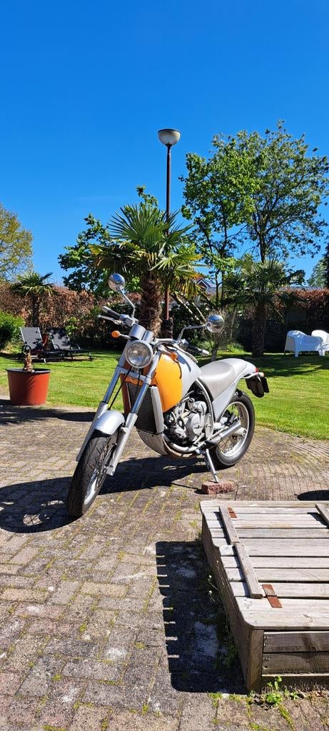 Aprilia 6.5 moto in de originele kleuren.650 cc 1 cylinder, Motoren, Motoren | Aprilia, Toermotor, 12 t/m 35 kW, Gebruikt, Bedrijf