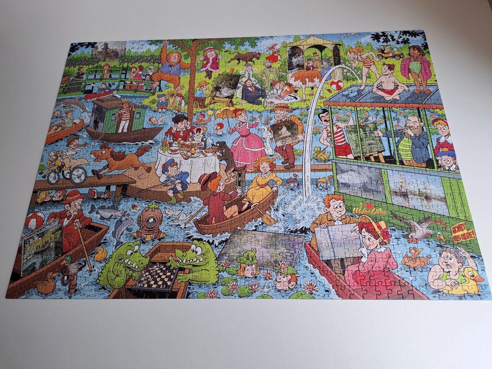 That's Live puzzel / Claude Monet, Ophalen of Verzenden, 500 t/m 1500 stukjes, Zo goed als nieuw