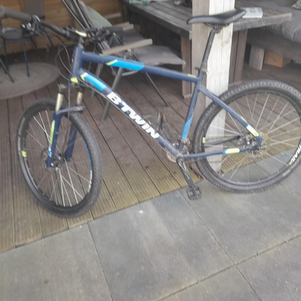 B'Twin Mountainbike - Ideaal voor off-road avonturen, Overige merken, Gebruikt, Hardtail, Heren