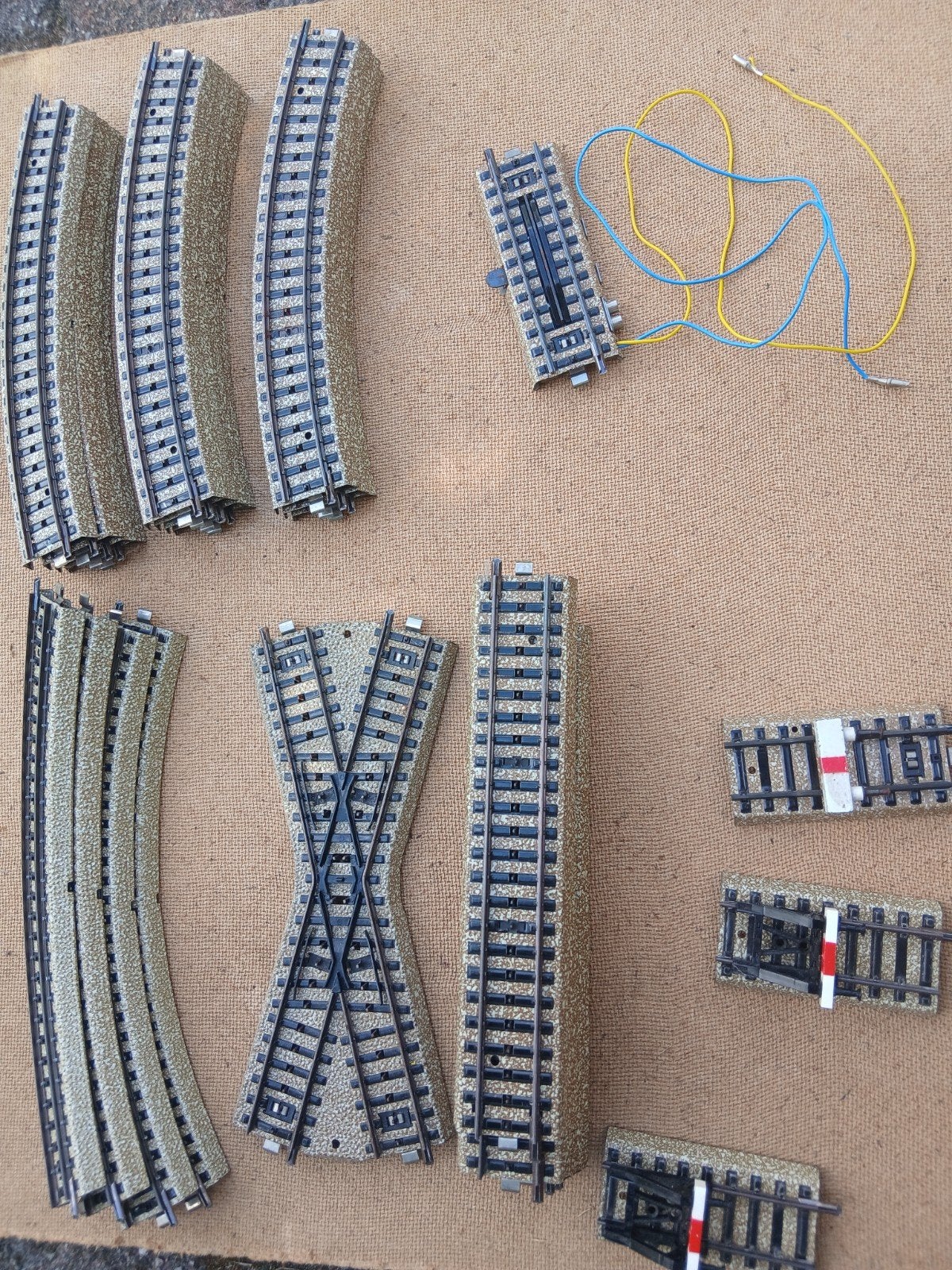 Set diverse marklin M-rails, Wisselstroom, Gebruikt, Rails, Ophalen of Verzenden