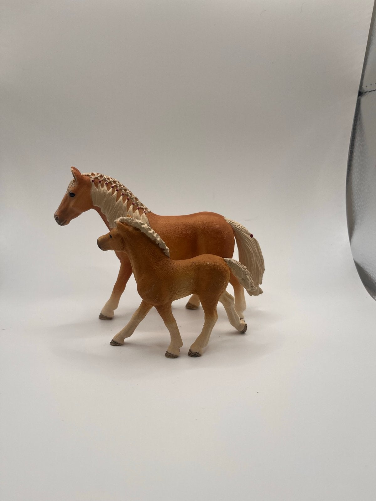 Schleich paard met veulen, Ophalen of Verzenden, Zo goed als nieuw