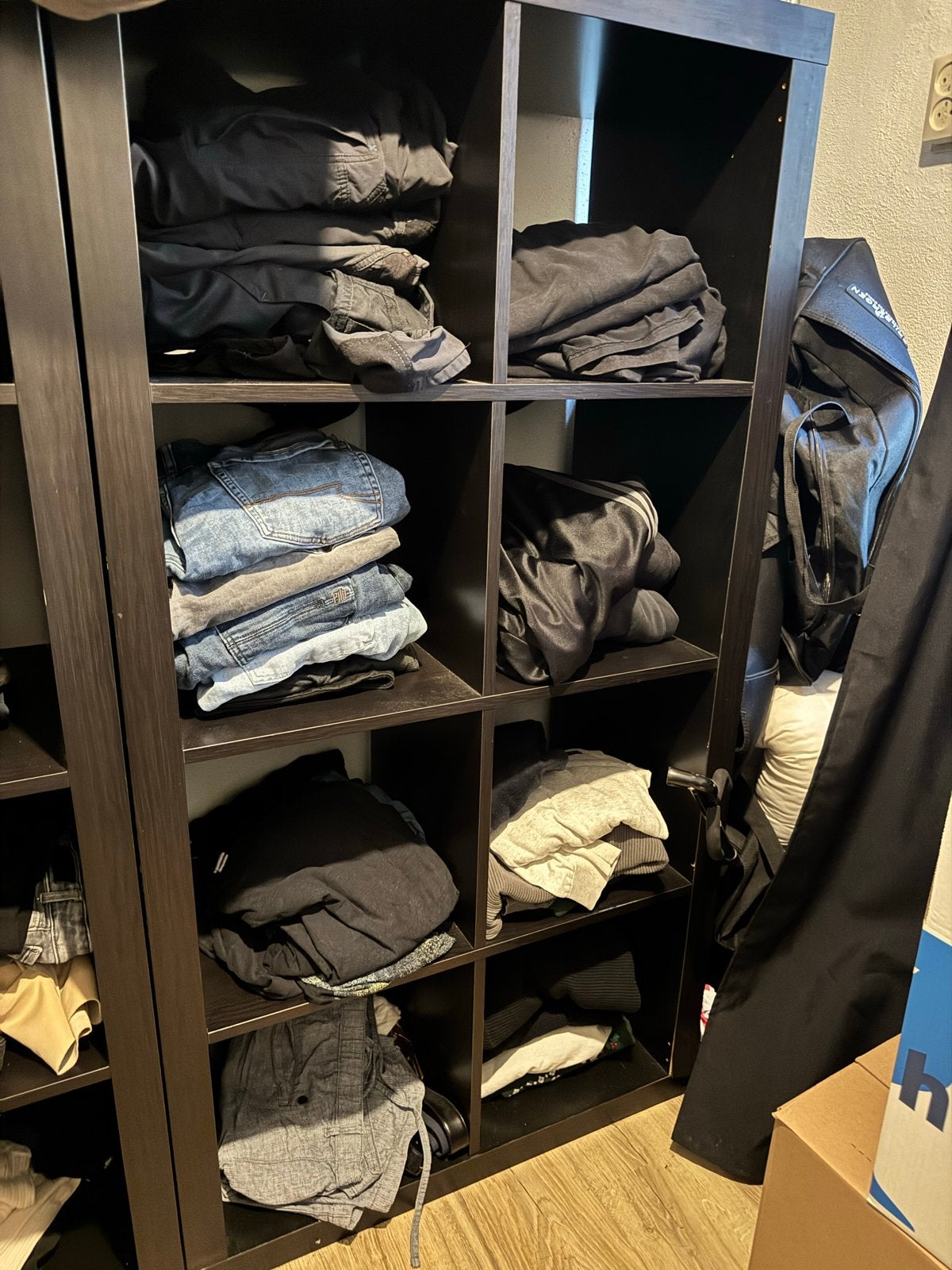IKEA Kallax vakkenkasten, Ophalen, Gebruikt