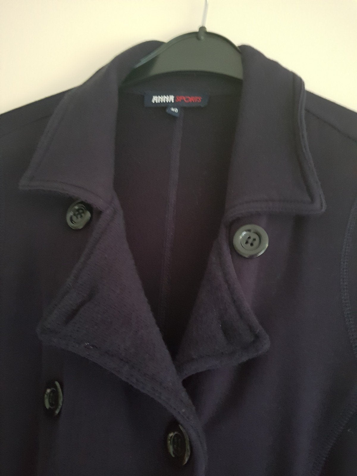 mooi lang warm donkerblauw Vest., Kleding | Dames, Maat 38/40 (M), Blauw, Ophalen of Verzenden, Zo goed als nieuw