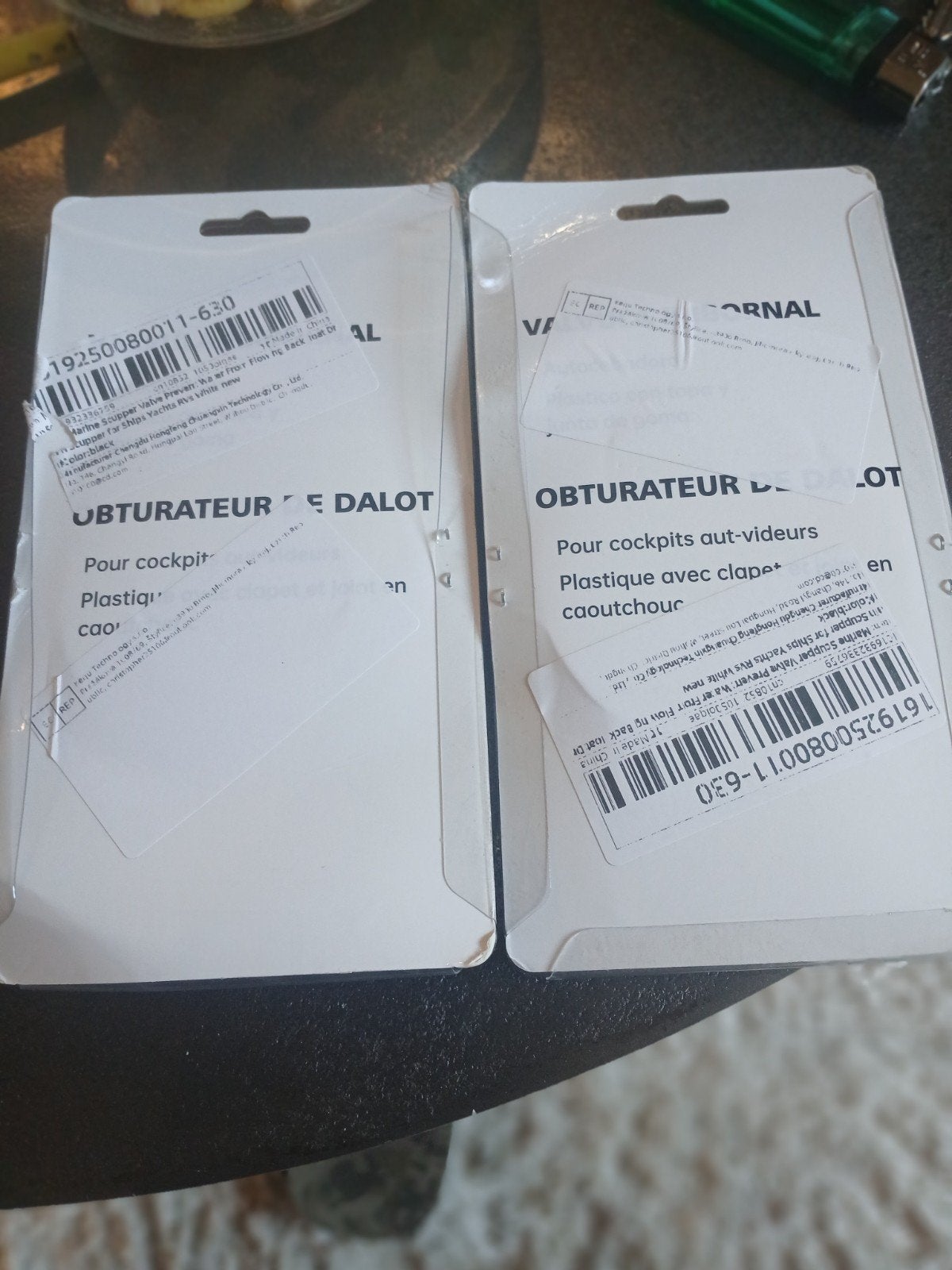2x Nieuwe Scupper Valve / Dalot voor zelflozende kuipen, Watersport en Boten, Ophalen of Verzenden, Nieuw, Overige typen