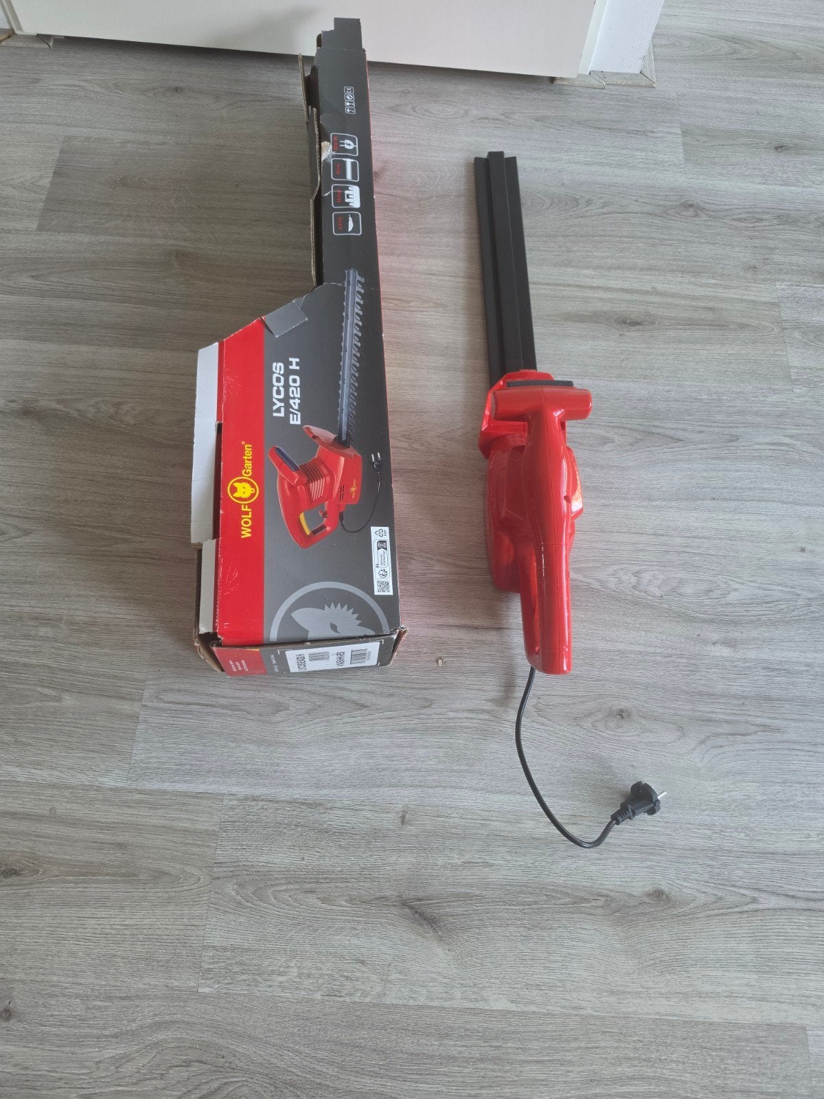 Wolf Garten Heggenschaar Lycos E/420H - Elektrisch, Ophalen, Zo goed als nieuw, Elektrisch, Wolf Garten