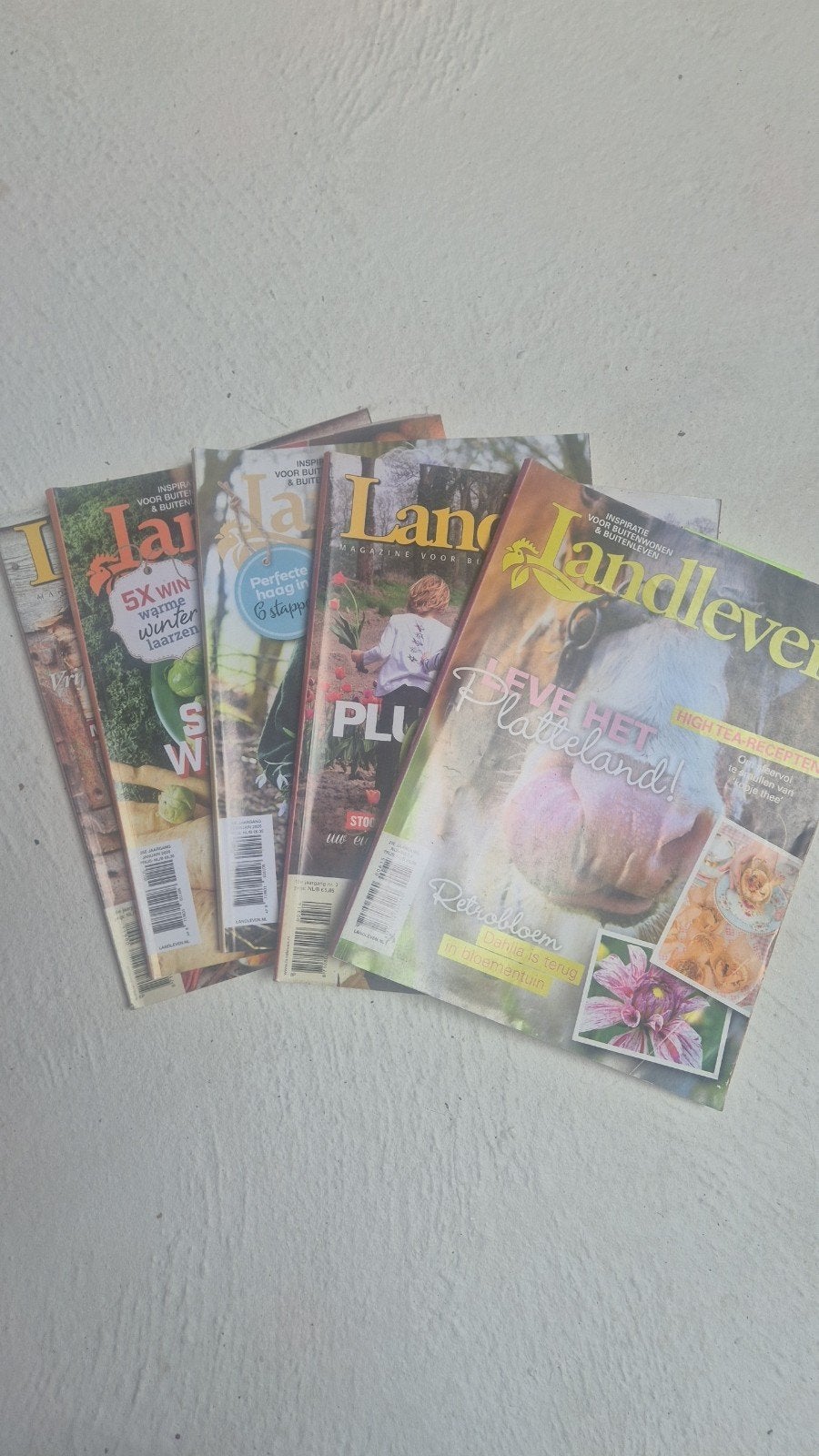 Landleven tijdschriften - diverse jaargangen, Ophalen of Verzenden, Gelezen, Overige typen