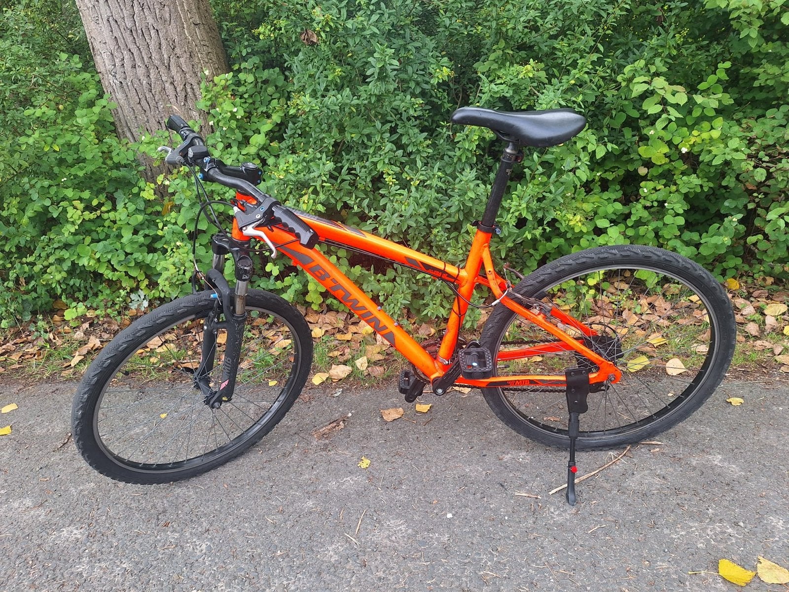 B'Twin Rockrider 340 Mountainbike - Oranje, Gebruikt, Hardtail, 53 tot 57 cm, Ophalen