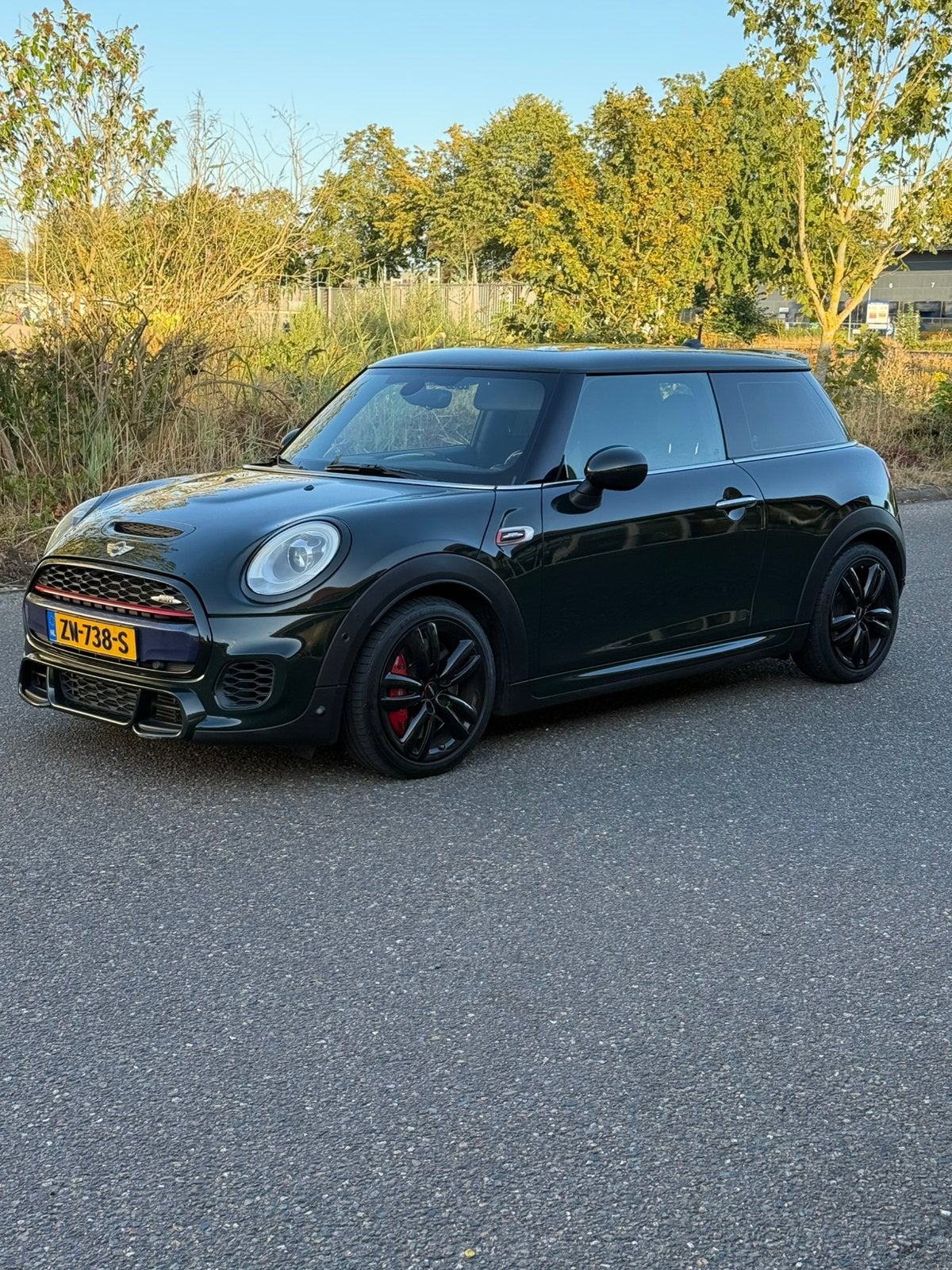 Mini JCW 2.0 B48 John Cooper Works 3D 2015 Groen, Auto's, Automaat, 1998 cc, 1195 kg, Euro 6