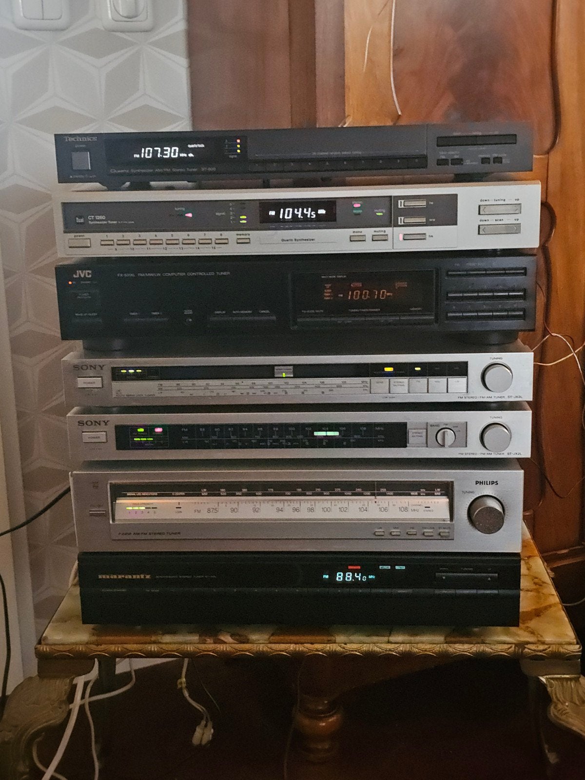 tuner Technics Dual Sony JVC Philips Marantz, Ophalen of Verzenden, Gebruikt