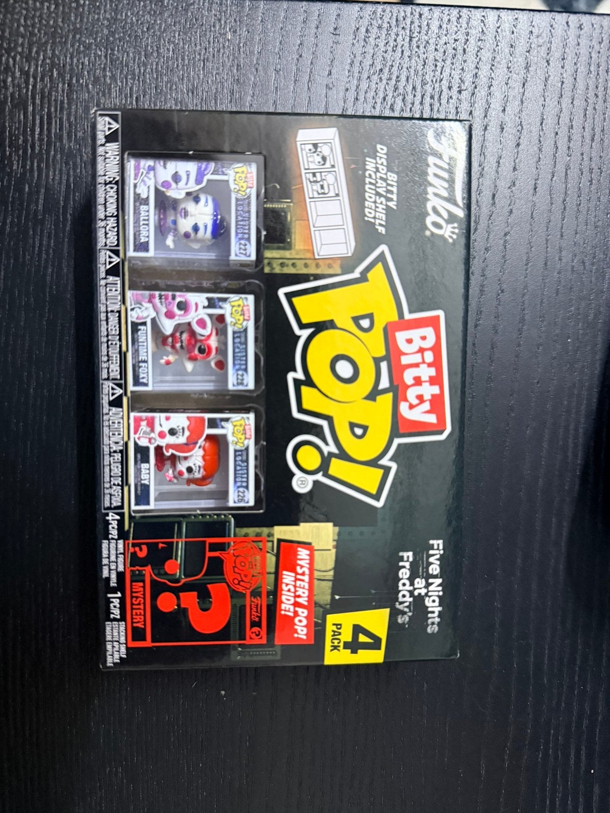 Funko Pop Bitty Pop Five Nights At Freddy’s  4 pack, Ophalen of Verzenden, Zo goed als nieuw
