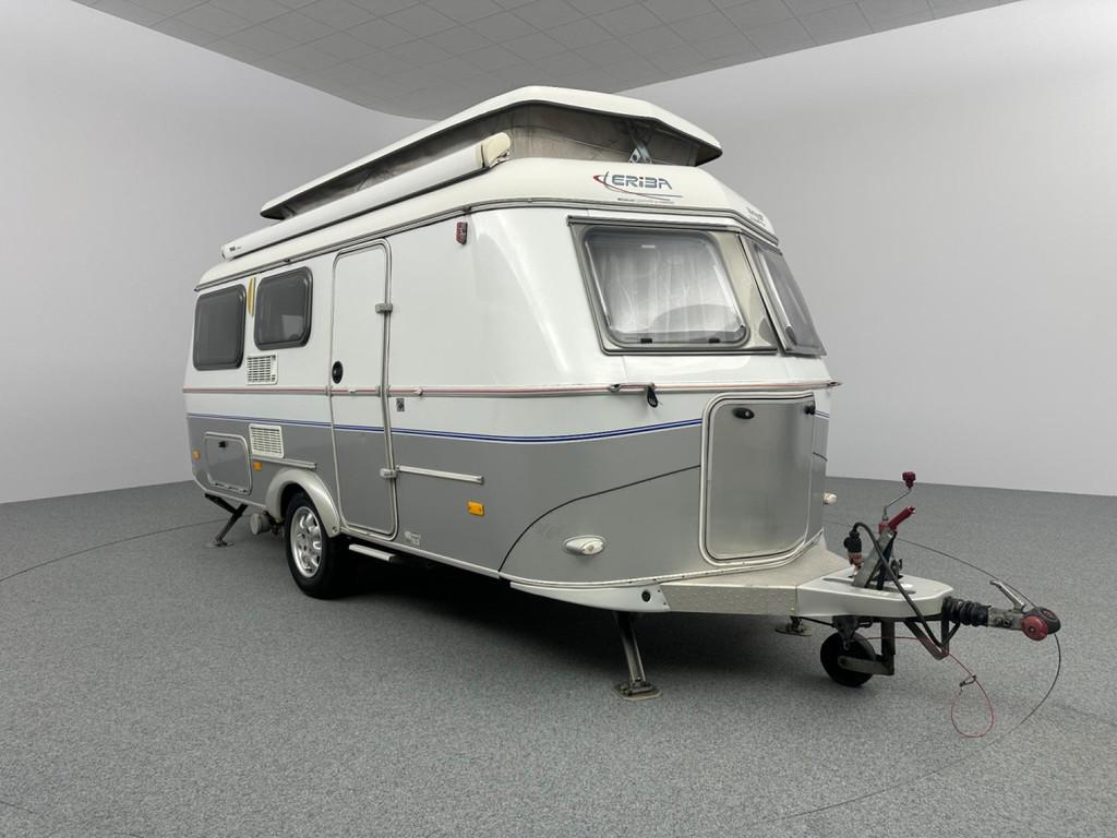 Eriba Touring Troll 530 GT Cassetteluifel Mover Ook Inkoop, Caravans en Kamperen, Caravans, Vast bed, Bedrijf, 750 - 1000 kg, Mover