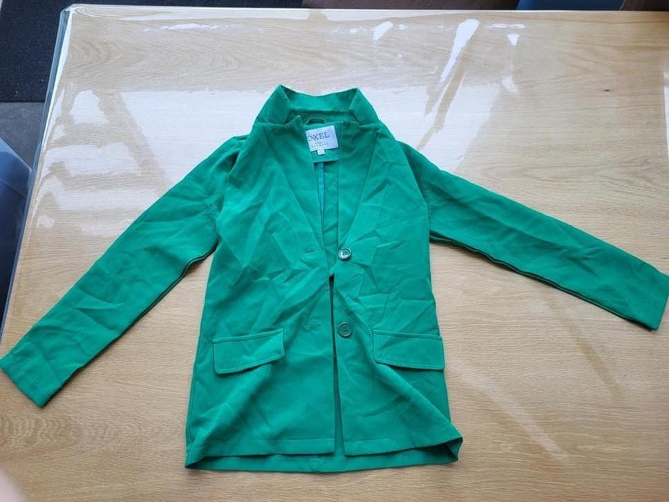 D-XEL Groene Blazer Maat 128, Kleding | Dames, D-XEL, Nieuw, Ophalen of Verzenden, Maat 34 (XS) of kleiner