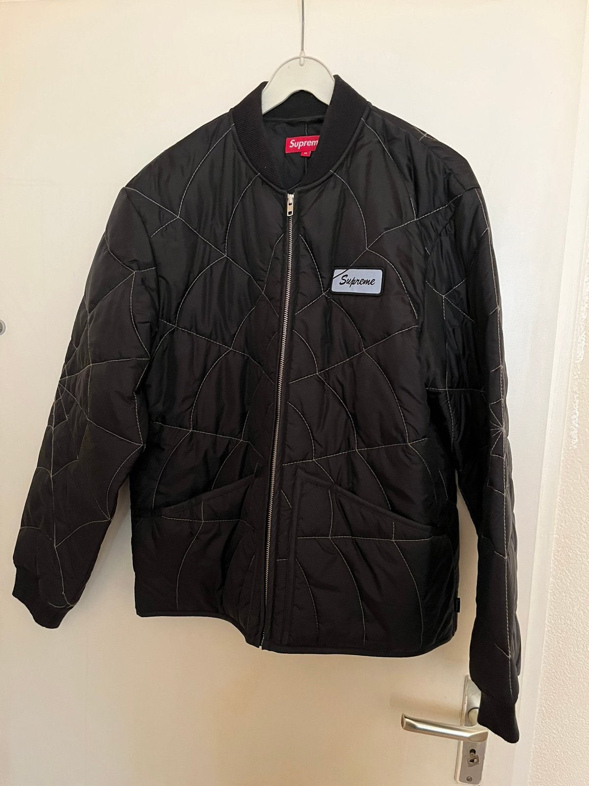 Supreme bomberjack maat M, Ophalen of Verzenden, Zo goed als nieuw, Maat 48/50 (M), Zwart