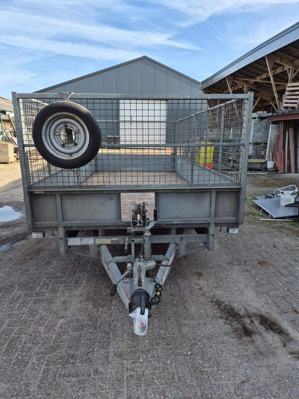 Robuuste I for williams aanhangwagen met dubbele as en gaasr, Ophalen, Gebruikt