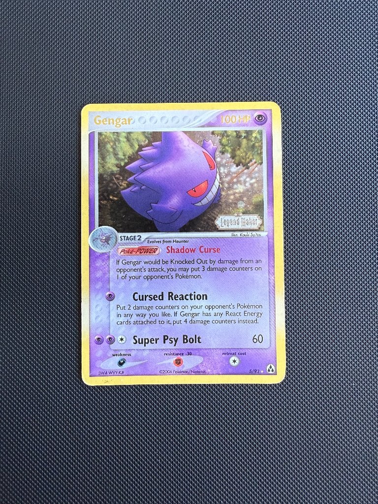 Gengar Legend Maker 5/92 stamped, Ophalen of Verzenden, Gebruikt, Losse kaart