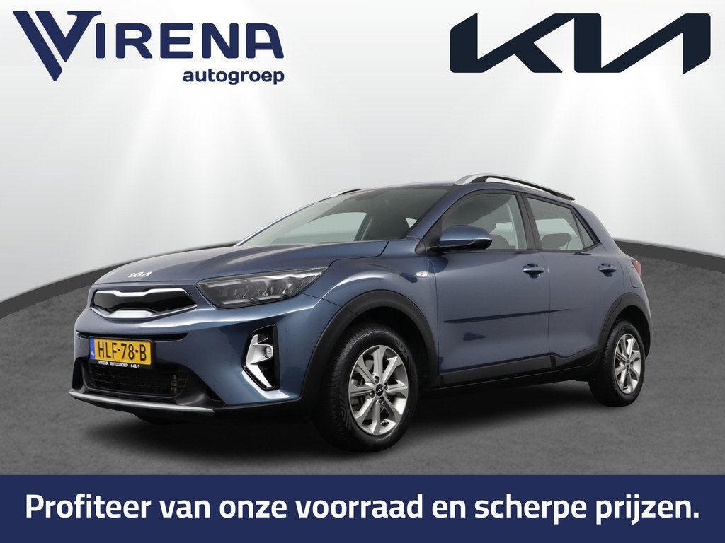 Kia Stonic 1.0 T-GDi MHEV DynamicLine Apple Carplay/ Android, Voorwielaandrijving, 12 maanden, Blauw, 100 pk