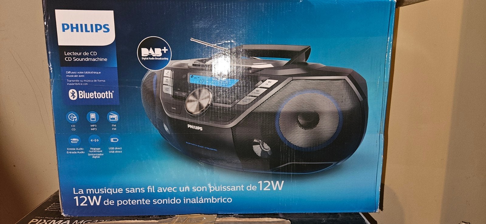 Philips CD Soundmachine met DAB+ en Bluetooth, Ophalen, Nieuw, Radio, Met cd-speler