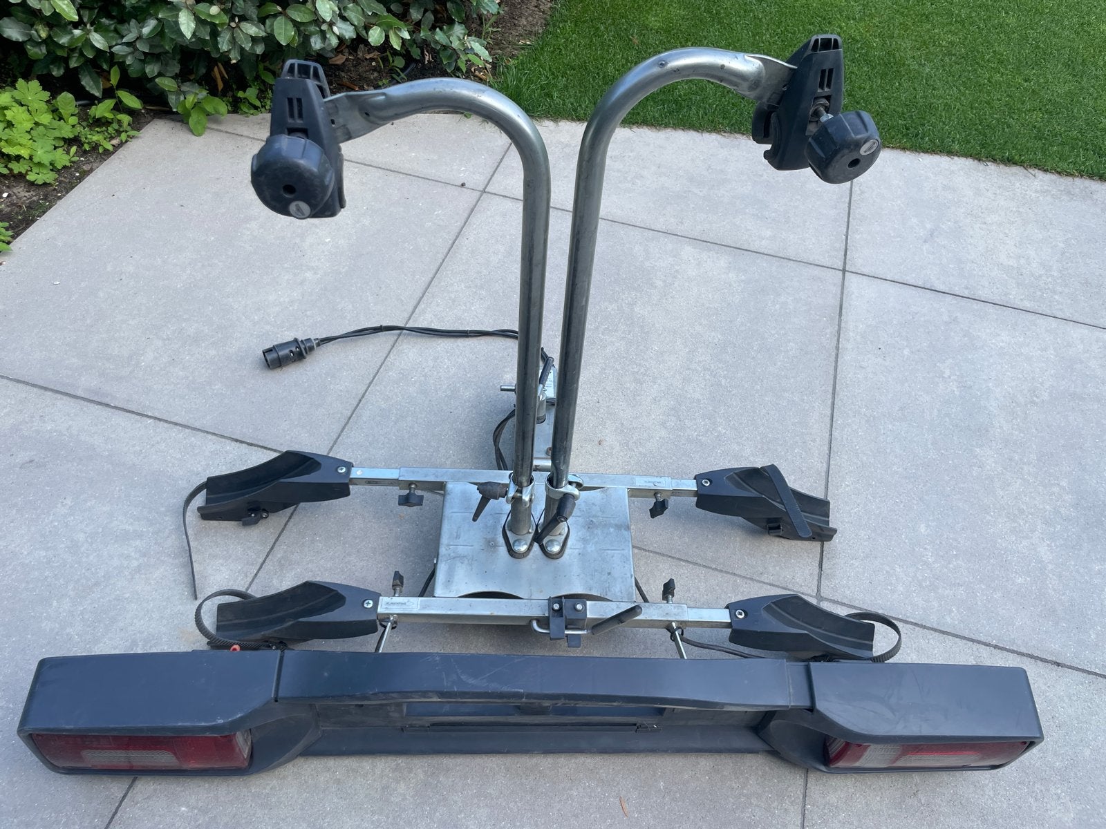 Twinny Load SWING FFK Fietsendrager voor 2 fietsen, Ophalen, 2 fietsen, Gebruikt, Trekhaakdrager