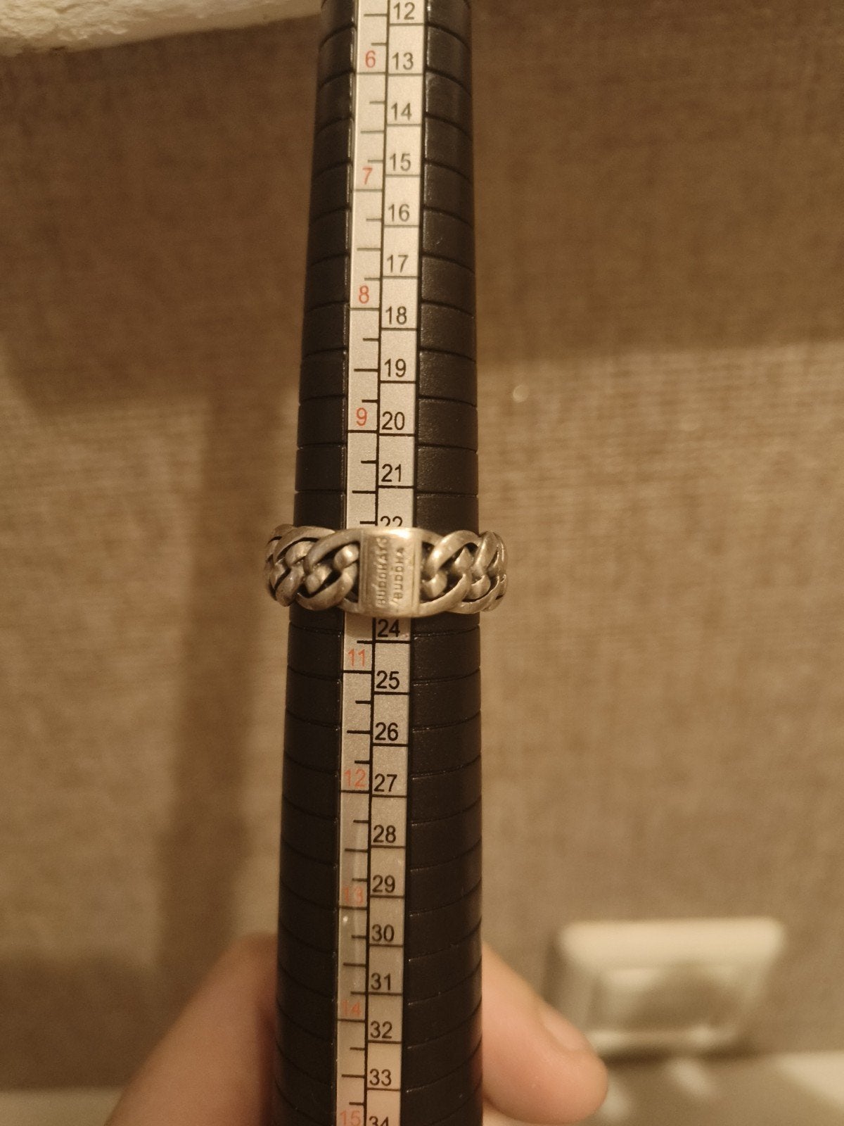 Buddha to Buddha Ring - Zilveren Schakelring, Ophalen, Gebruikt, 20 of groter, Dame of Heer