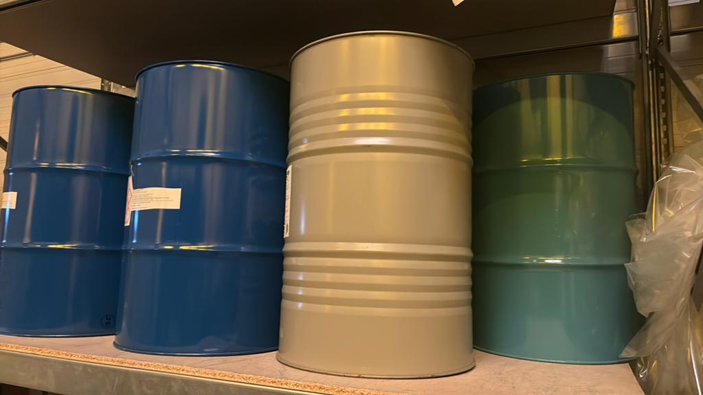 Drum / vat 200 liter, metaal, vuurkorf / vuurton / BBQ, Ophalen, Nieuw, Vuurton