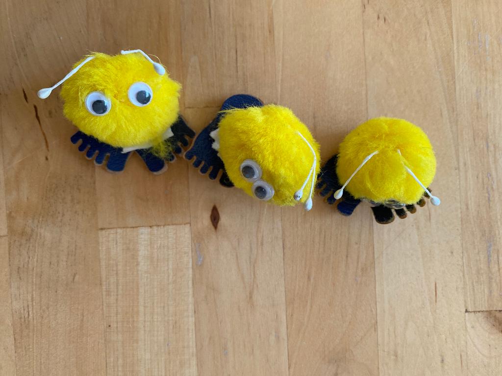 3 vintage gele Wuppies rookvrij huis, Verzamelen, Ophalen of Verzenden, Zo goed als nieuw
