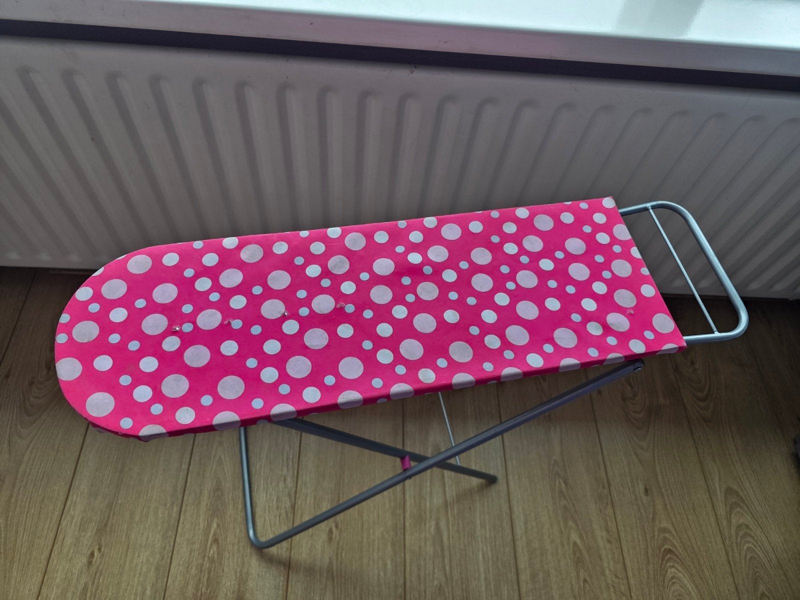 Strijkplank voor kinderen - roze met witte stippen, Ophalen, Gebruikt, Babypop