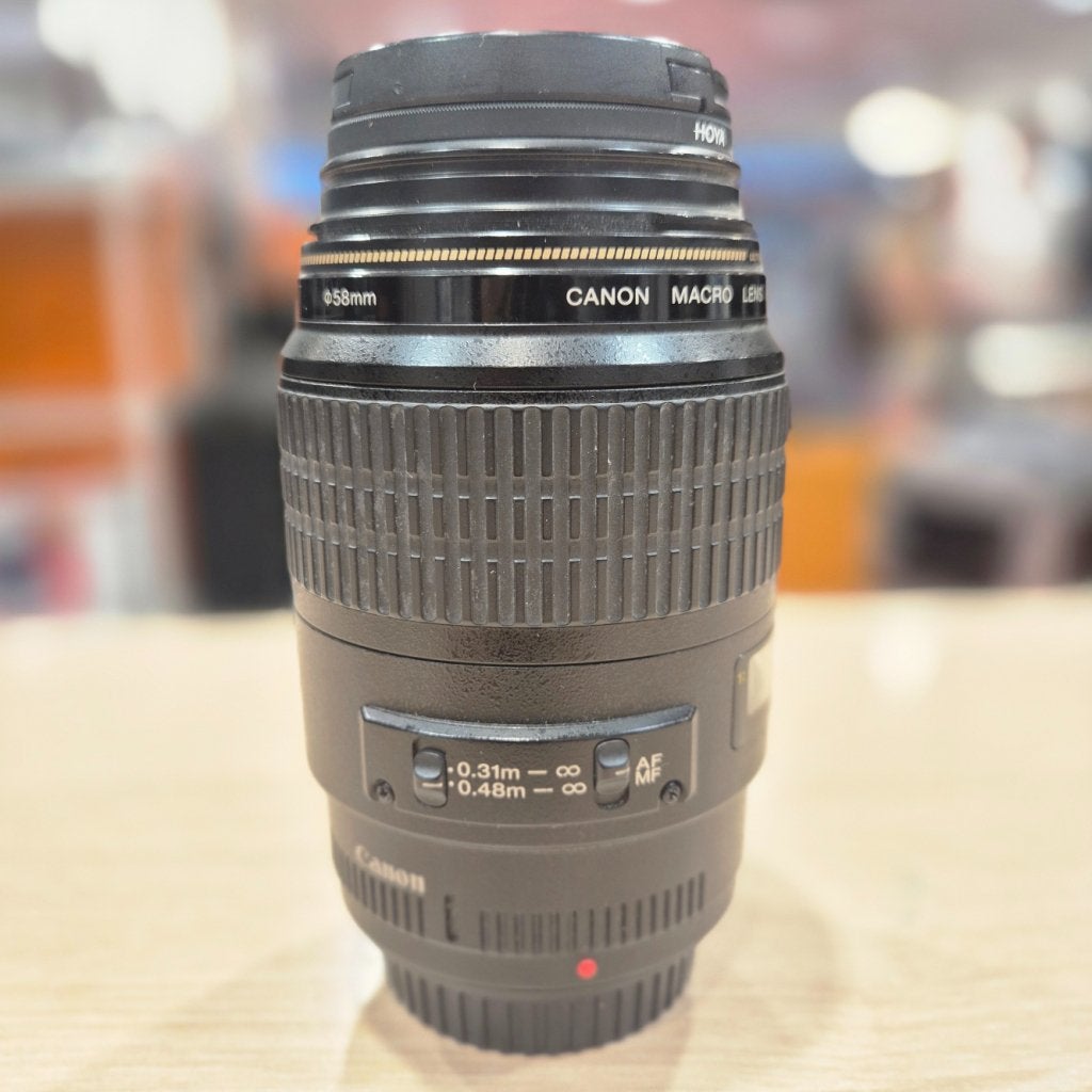canon macro ef 100mm 1: 2.8 usm met hoya prime xs uv filter, Audio, Tv en Foto, Fotografie | Lenzen en Objectieven, Canon, Zo goed als nieuw