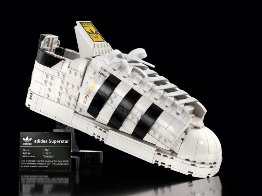 LEGO Adidas Originals Superstar (10282), Ophalen of Verzenden, Zo goed als nieuw, Overige merken
