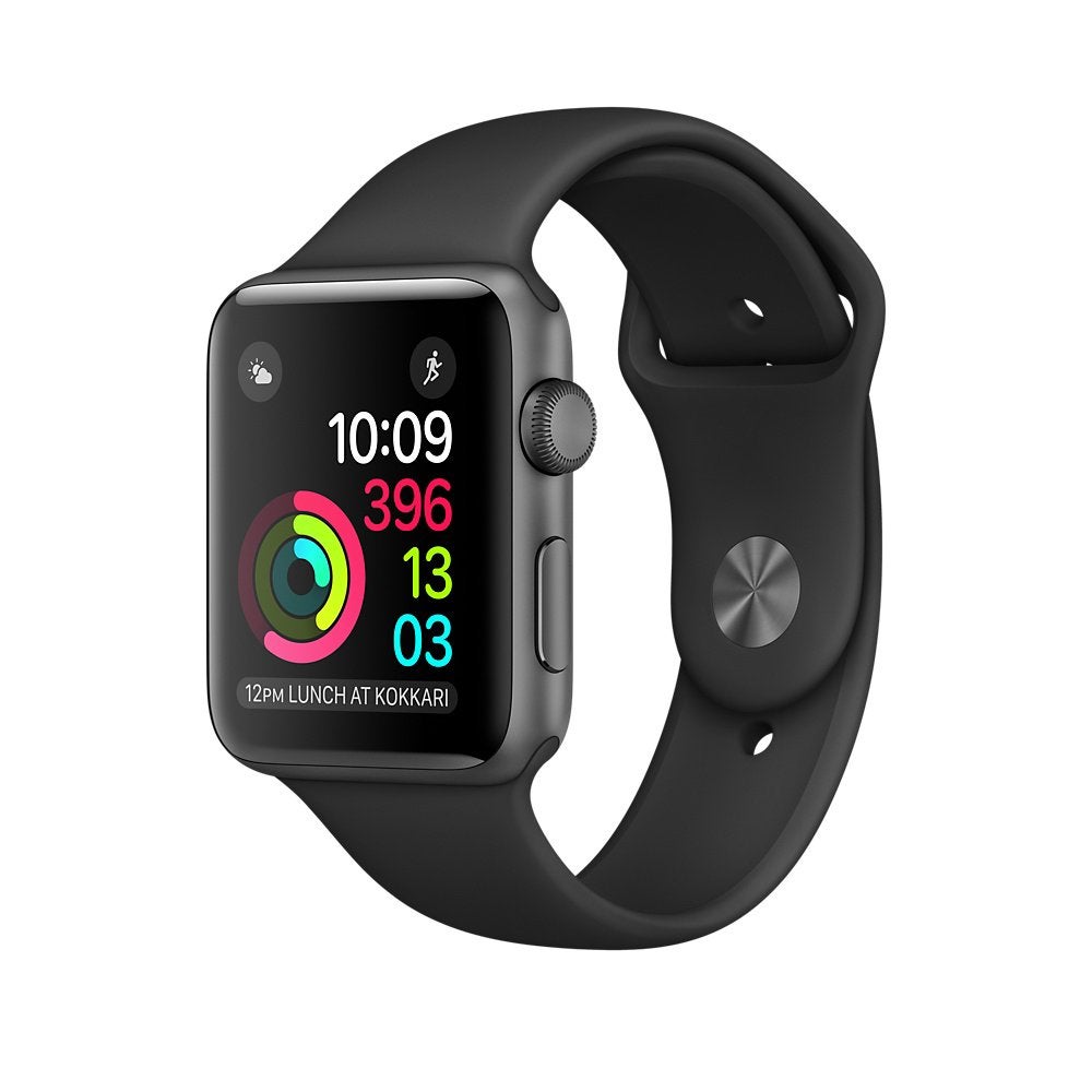 Apple Watch, Zwart, IOS, Ophalen of Verzenden, Zo goed als nieuw