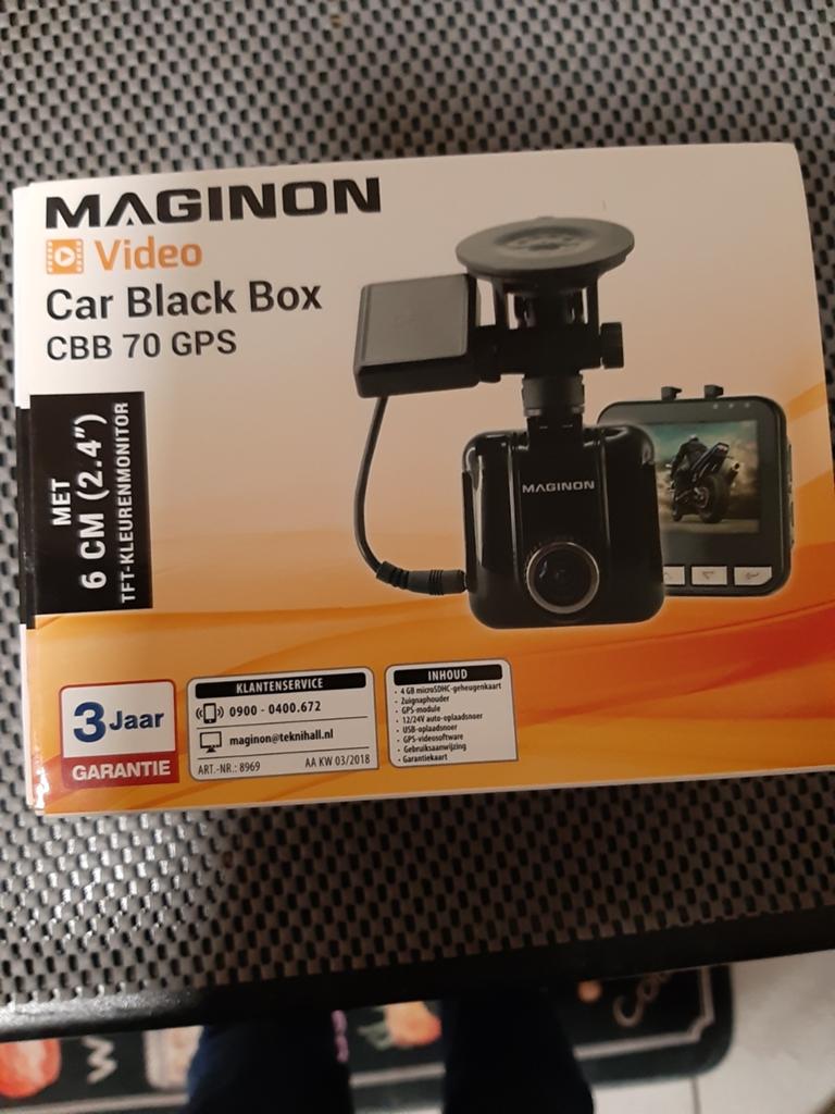 Complete Maginon Car Black Box CBB 70 GPS Dashcam € 15, Ophalen of Verzenden, Zo goed als nieuw