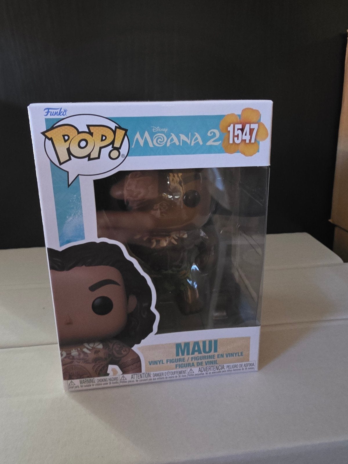 Funko Pop! Disney Moana 2 - Maui #1547 Vinyl Figuur, Ophalen of Verzenden, Zo goed als nieuw