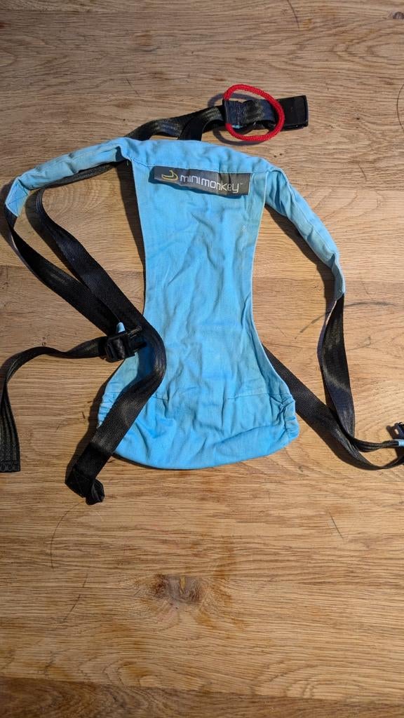 Minimonkey draagzak - Blauw, Ophalen of Verzenden, Gebruikt, Harnas, Overige merken