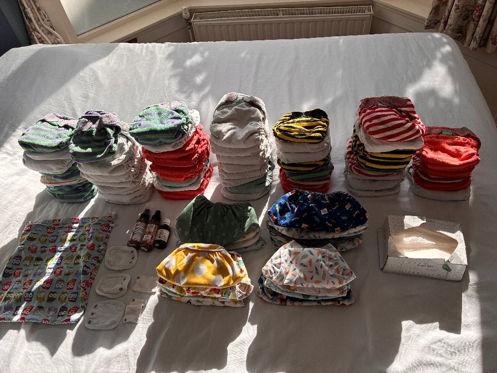 Wasbare luiers + overbroekjes Totbots/Bamboozle/Popollini, Ophalen, Gebruikt, One size