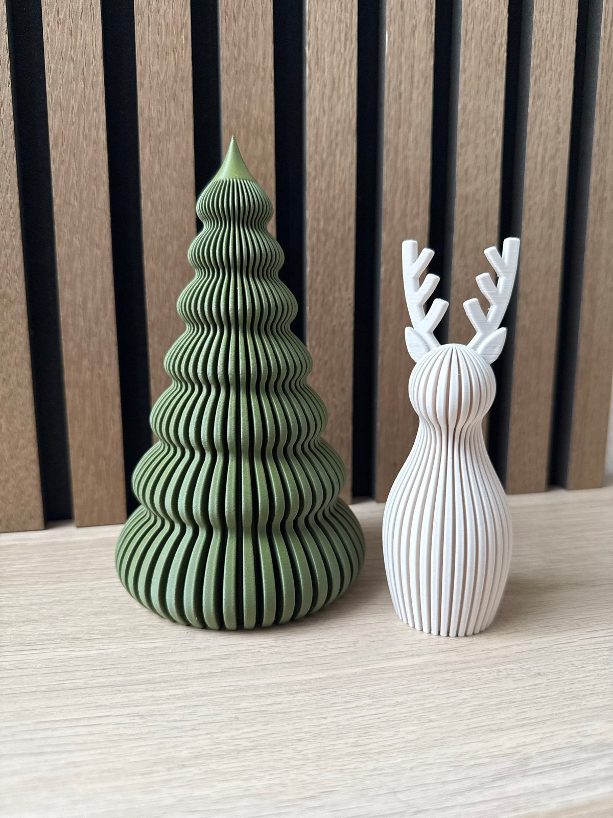 Kerstboom en Rendier Deco | Verschillende kleuren, Ophalen of Verzenden