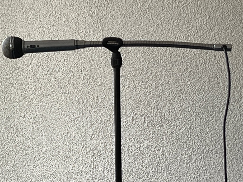 Geloso N11-125 universal spraakmicrofoon op zwanenhals, Ophalen of Verzenden, Gebruikt, Overige typen