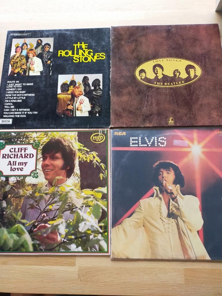 10 super lp's oa Stones Beatles Elvis, Ophalen of Verzenden, Gebruikt, 12 inch, Pop