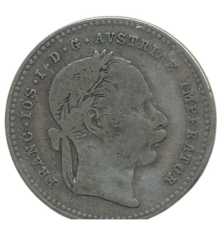 Oostenrijk-Hongarije (O) 20 Kreuzer 1869, Ophalen of Verzenden, Oostenrijk, Losse munt, Zilver