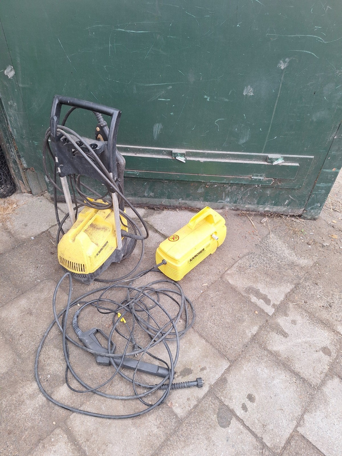 2 x karcher hogedrukspuit, Tuin en Terras, Hogedrukreinigers, Ophalen, Gebruikt, Elektrisch