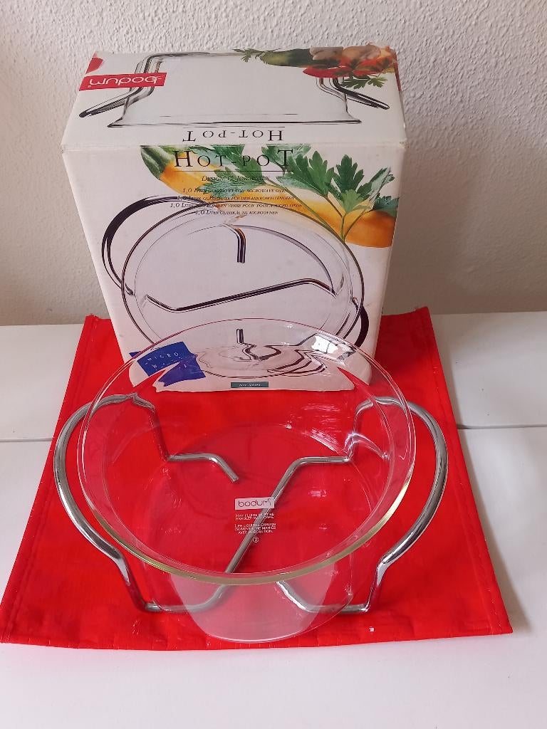 Schaal merk Bodum in verpakking, Ophalen, Nieuw, Glas, Bodum