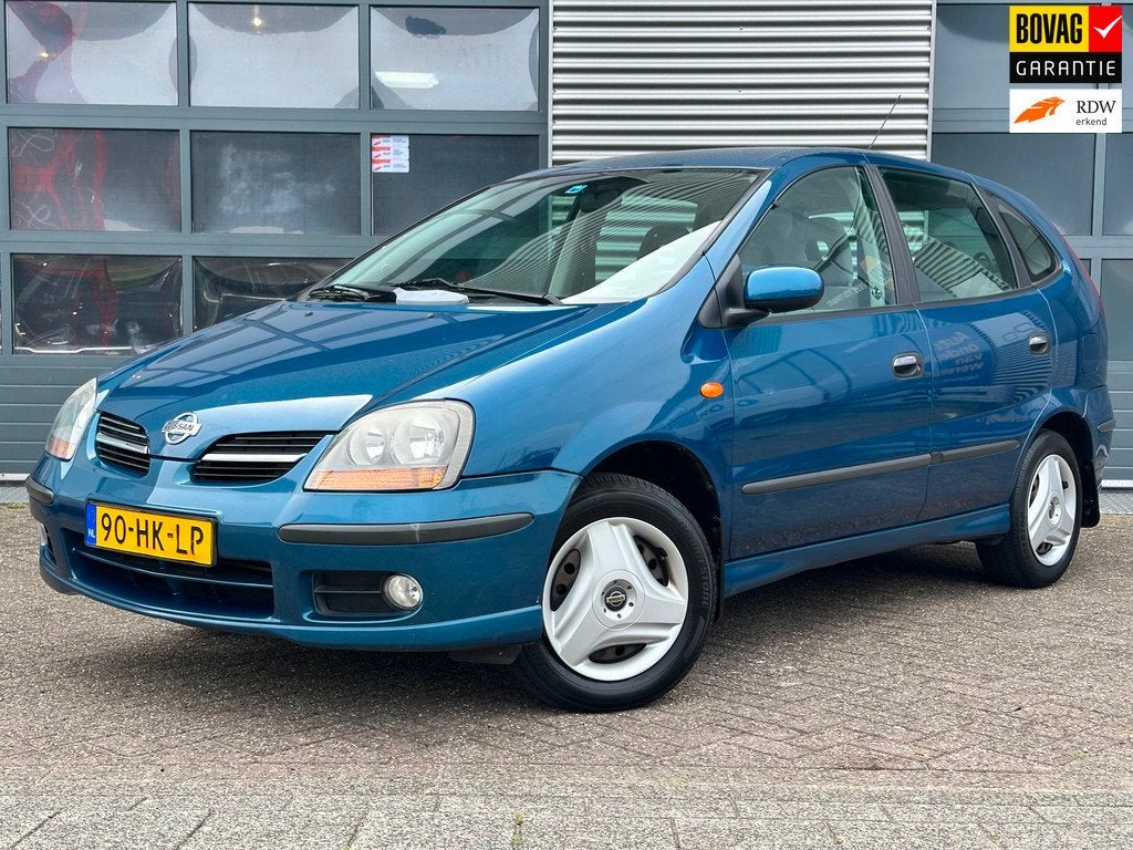 Nissan Almera Tino 1.8 Luxury | Airco | Electr. ramen | NAP, Auto's, Nissan, 1345 kg, Stof, 4 cilinders, 700 kg