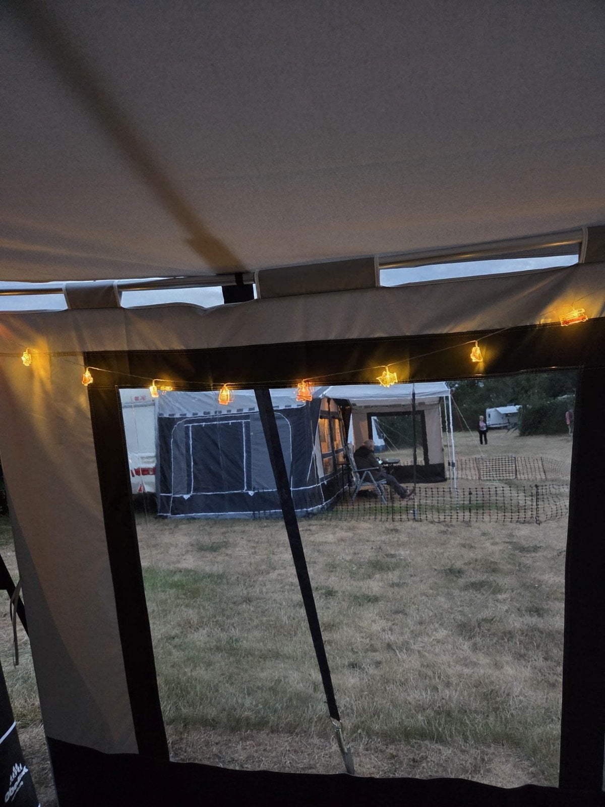 Voortent met Luifel voor caravan 3 maand oud, Caravans en Kamperen, Ophalen, Zo goed als nieuw, Ten Cate All Season 200g/m2, Overige merken
