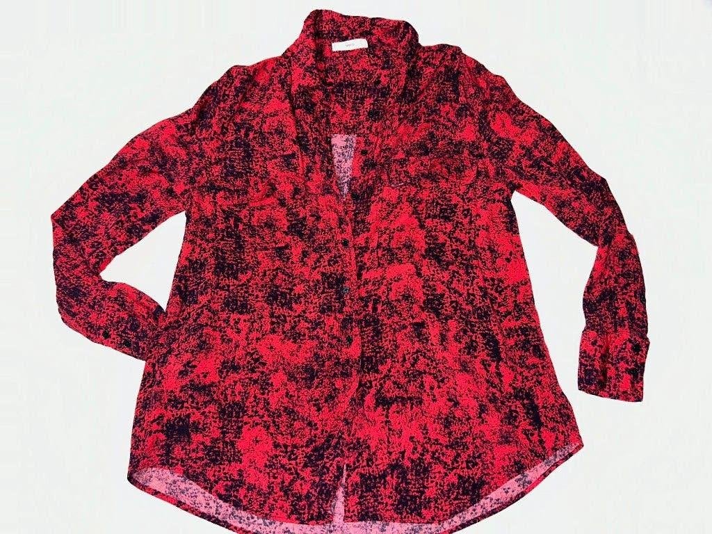 MANGO blouse L in ~~nieuw~~ staat, Verzenden, Zo goed als nieuw, Maat 42/44 (L), Rood
